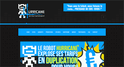 Desktop Screenshot of hurricaneentertainment.com