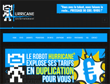 Tablet Screenshot of hurricaneentertainment.com